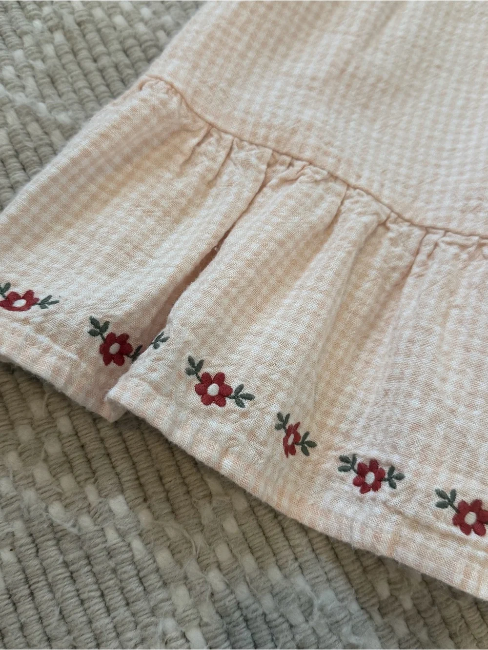 Rylee + Cru Cordelia Dress in Petal Gingham